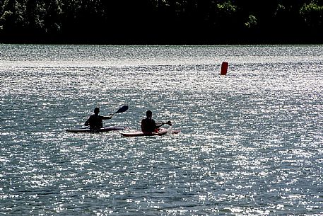 Mini Yacht race at Cavazzo lake